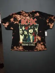AC/DC Highway to Hell Tie Dye T Shirt XXXL * 3XL 100% Cotton