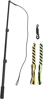 SUPVOX 1 Set Telescopic Dog Teaser Dog Rope Dog Tough Chew Rope Starter Dog Puzzle Play for Dogs Automatic Dog Feeder Dog Walking Cane Puppy Cotton Rope Replacement Head Black