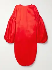 [KHAITE] KHAITE - Zelma Silk Midi Dress - Red - US2 US 2 Red