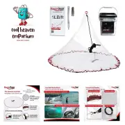 Cast Net | Lead, 3ft-12ft Radius, 3/8 or 1/4 inch Mesh for Freshwater and Sal...
