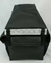 Canvas Mining Tool Bag/Crib Bag Hi Vis Black toolbag HITOP 100% Australian Made