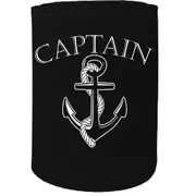 Alcohol Stubby Holder - Captain Anchor - Funny Novelty Birthday Gift Joke Beer Can Bottle