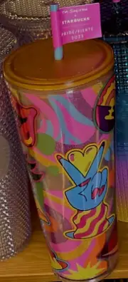 Starbucks Pride Tumbler 2023-24oz Venti- Tim Singleton Design- Artwork New W/tag