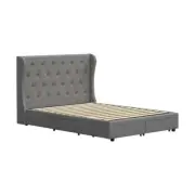 NEW Big Bedding Trevi Bed Frame Frames with 4 Storage Drawers Collection