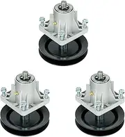 ILONPA (3 Pack) Spindle Assembly for 618-0660 918-0660 618-0660A 918-0660B 918-0625B Cub Cadet MTD 46” Deck Lawn Mowers