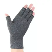 Gloves Compression Anti Arthritis Fingerless Support Rheumatoid Hand Pain Relief