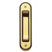 Gainsborough Bright Goldtone Radius Flush Pull - 2 Pack