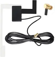 DAB Car Aerial Replacement Antenna SMB Right Angle Digital Radio Glass Windscreen Mount 3M - Fits Pioneer AN-DAB1 Clarion Kenwood Alpine JVC