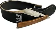 Razor Strop leather belt Shaving Sharpened Barber Straight Razor Strap Belt Handmade Vintage Wet Manual Shaving Kit Honing Strop Beard Razors 58cm*5cm Leather Belt Set
