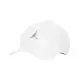 【NIKE 耐吉】棒球帽 Jordan Rise Cap 白 銀 可調式帽圍 經典 飛人 老帽 帽子(FD5186-100)