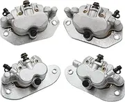 M MATI Front & Rear Brake Caliper for Yamaha Viking 700 Wolverine X2 X4 700 850 2014-2022 1XD-2580T-00-00 1XD-2580W-00-00