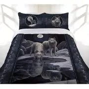 Anne Stokes - Warriors of Winter - King Bed Quilt Doona Duvet Cover Set