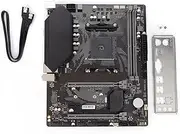 B550M Gaming M-ATX Motherboard Support for AMD Am4 Socket APU and for AMD Ryzen Processor, PCIE 4.0, M.2, DDR4, 24 Pin + 8 Pin, HD Multimedia Interface, DP, USB3.0, SATAIII