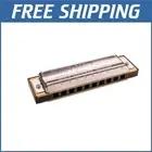 Stainless Steel Big River Harmonica - Diatonic C Key for Folk & Country Sounds