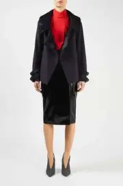 ***Topshop Royce Peacoat By Unique RRP £350 Size 8/36 US 4