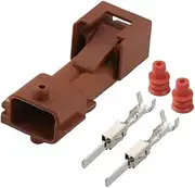 4-962344-1 Car Wire Male Cable Waterproof Sheath 2pin Connector Automotive Plug Socket Include Terminal / Seal4-962344-1(Male Insert_1 Sets_2P)