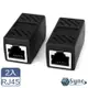 (2入組)【UniSync】 RJ45母對母網路延長轉接器