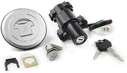 Pexorin Motorcycle Ignition Switch Gas Petrol Cap Cover Lock Key Set, for FMX650 2005-2006, CBR600RR 2003-2006 Motorcycle Ignition Switch