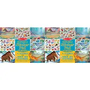 2x Melissa & Doug Reusable Sticker Pad Prehistoric Kids/Childrens Play Toy 3y+