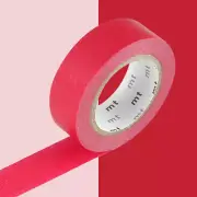 Masking Tape MT 1,5 CM Plain Red