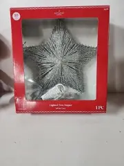 Ashland Christmas Lighted Tree Topper Star With White Cord 12"