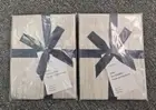West Elm Set Of 2 Silky Tencel Stripped Sham, Standard. west Elm pillowcase