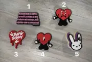 Bad Bunny 5 PC Shoe Charm Set