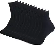 [Bisousox] Running Socks Cushioned Sports Socks for Man Women 6 Pairs Cotton Trainer Socks Breathable and Comfortable Classic Walking Compression Socks