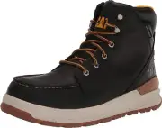 Caterpillar Mens IMPACT WP Composite Toe Work Construction Black Boots