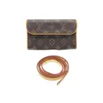 LOUIS VUITTON 路易威登 腰包 M51855 棕色 PVC 日本直送 二手