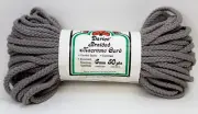 Darice Braided Macrame Gray Cord 50 Yards 6mm Herculon Olefin Fiber NEW