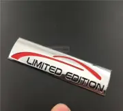 Silver LIMITED EDITION Chrome Metal Limited Badge Rear Emblem Badge Sticker