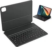 TouchPad Keyboard Case for Xiaomi Pad 5/5 Pro Magic TouchPad, M2107K81RC Slim PU Protective Cover with 63 Keys Magnetically Trackpad Keyboard Tablet Keyboard Cases for