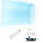 Bladeless Tower Fan for Bedroom, 22Inch Oscillating Cooling Fans with Remote,