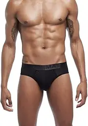 [JOCKMAIL] Men's Modal Briefs Underwear - Low Rise, Grey, M-L-XL-XXL, 1 Count