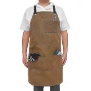 24"x37" Workshop Apron With Heat-resistant And Flame-retardant