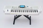 Miniature Keyboard Music White Guitar Drum Set Amplifier Piano for Display Only