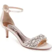 Badgley Mischka Lara Crystal Embellished Sandal Z2163 Size 9.5 M