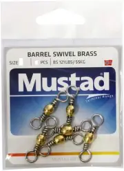 Mustad Brass Colour Barrel Fishing Swivel - Choose Size BRAND NEW @ eBay Fishing