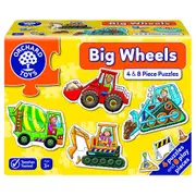 4pc Orchard Jigsaw Puzzle Big Wheels Vehicles Kids/Childrens Play Toy 3+