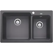 Blanco Elegant 1 1/2 Bowl SinkRock Grey. NAYA8GK5