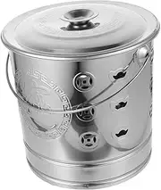 Auspiciousness Burning Money Bucket Durable Bucket with Vent for Safe Money Incineration Compact for Home Use and Worship Activities