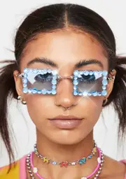 Pretty Thing Rhinestone Sunglasses