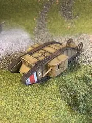 1/72 WW1 British Mk.I Male Tank. Painted Resin. 3600+ models on offer