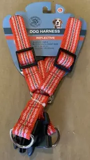 NEW Greenbrier Kennel Club SZ LARGE REFLECTIVE Dog Harness-Adjustable