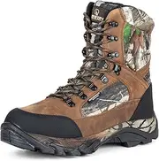 [R RUNFUN] Men's Waterproof Leather and Camo Outdoor Hunting Boot