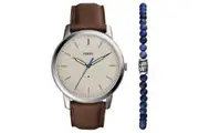 Introducing the **Stainless Steel Gent's Quartz Wristwatch Mod. THE MINIMALIST** in a Special Pack!