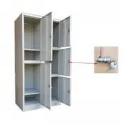 TCS Extra Large 5 Door Metal Steel Storage Locker Alloy Locks SCHOOL GYM OFFICE STAFF