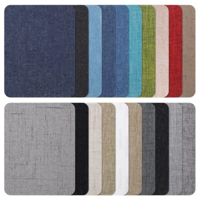 Self-Adhesive Iron-on Plain Cotton Linen Patch for Clothes Sofa DIY Repair AU