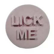 LICK ME CANDY HEART COOKIE STAMP EMBOSSER MADE IN USA PR5481